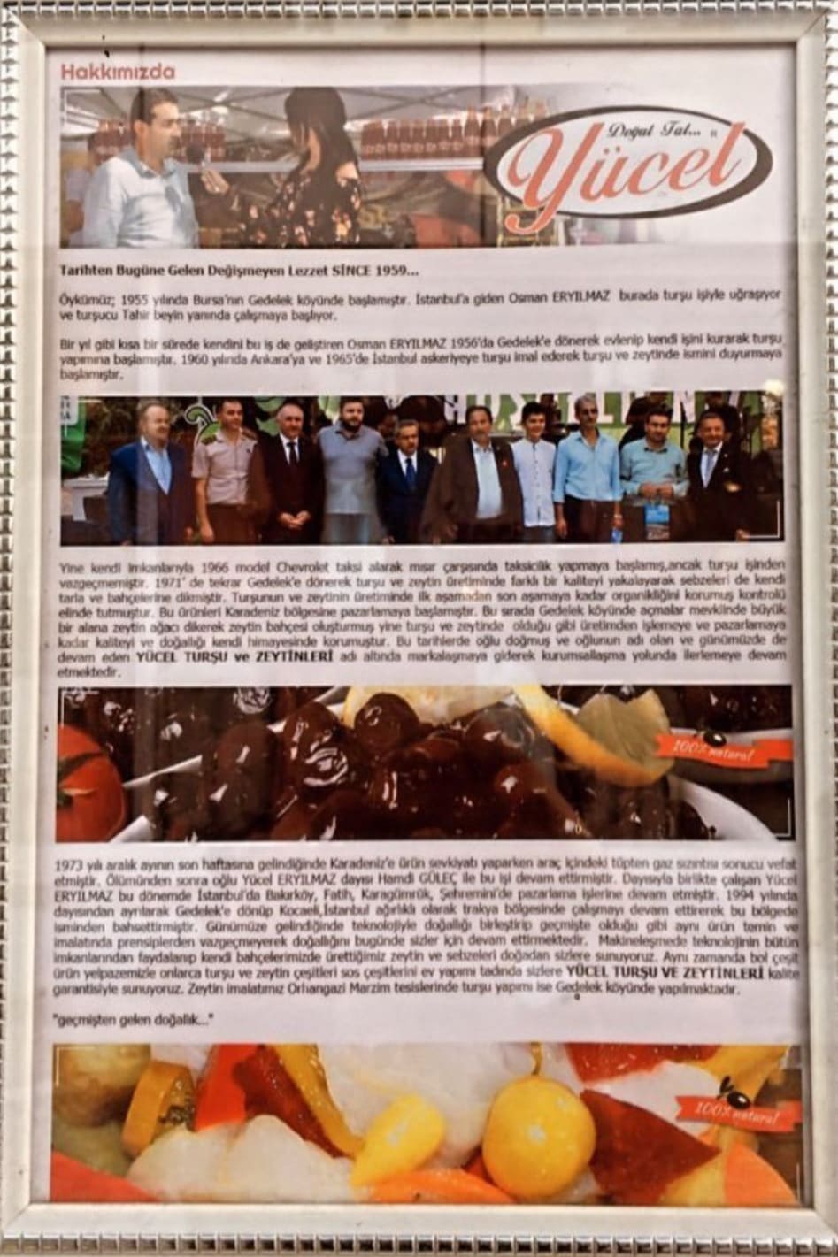 Yücel Turşu & Zeytin basında