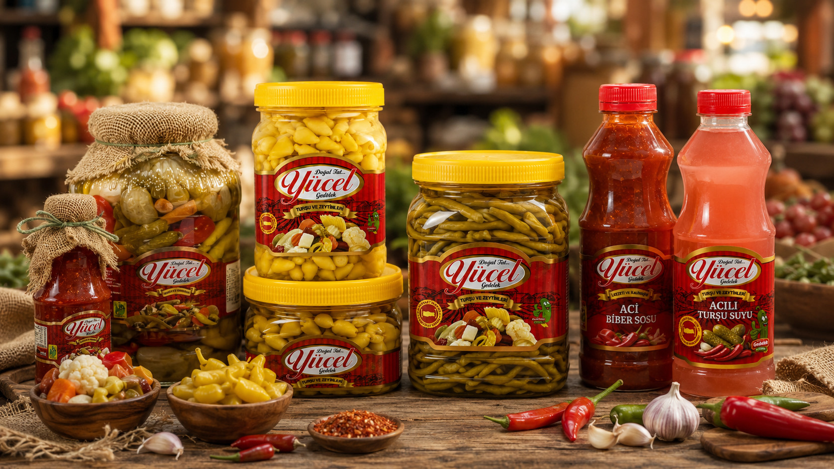 Yücel turşu ve zeytin çeşitleri